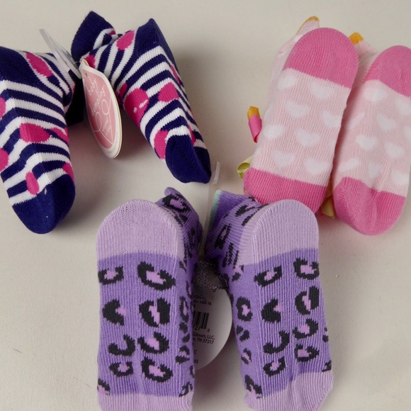 Baby Dumpling Infant Girls Socks Set Hearts NWT - Picture 12 of 13